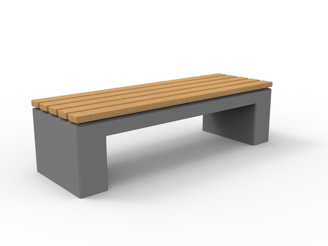 Benk Urbano Cubo Iroko