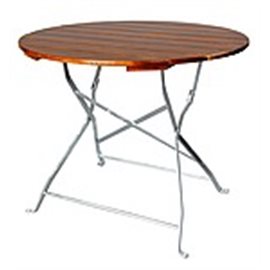 Sammenleggbart bord rundt