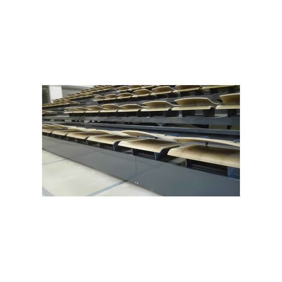 Teleskoptribuner motoriserte