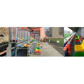 Permanente  og demonterbare tribuner