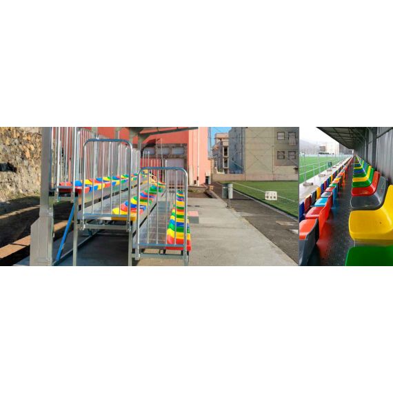 Permanente  og demonterbare tribuner